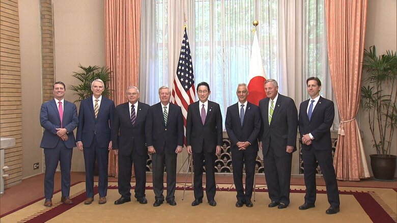 岸田首相が米議員団と意見交換　ウクライナ情勢など｜FNNプライムオンライン