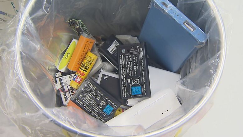 ゴミ収集時の圧縮で発火の危険…各地で相次ぐ“リチウムイオン電池”に関連した火災 求められる「分別意識の向上」｜FNNプライムオンライン