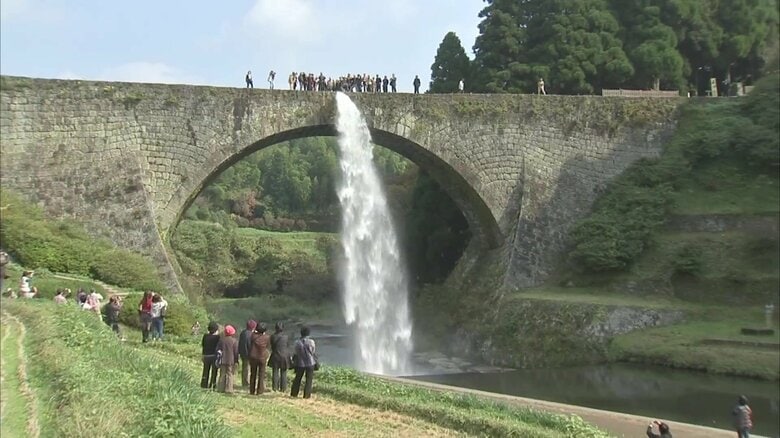 被災乗り越え復旧 「通潤橋」が国宝へ 熊本城の石垣の技術を取り入れたアーチ水路橋は“近世石橋の傑作”との評価も【熊本発】｜FNNプライムオンライン