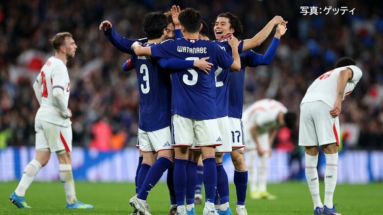 サッカーの聖地で日本代表が強豪イングランドに歴史的勝利　三笘薫が先制ゴール決め1点を守り切る｜FNNプライムオンライン