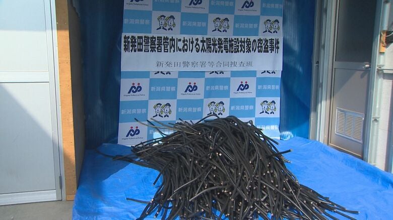 時価約300万円分…“銅線ケーブル”窃盗の疑いでカンボジア人の男ら4人逮捕 SNSで集まり犯行に及んだか 新潟・胎内市｜FNNプライムオンライン