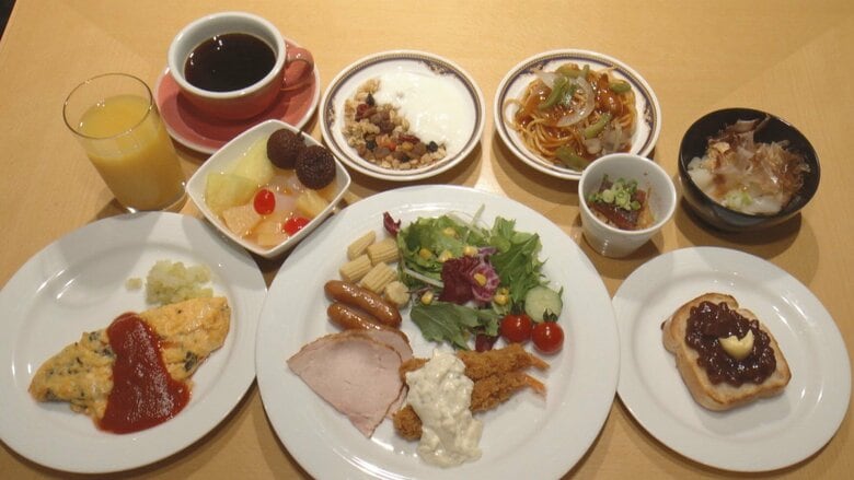 ホテルの朝食で「サブスク」 ブッフェ形式で60種類の料理楽しめる【愛知発】｜FNNプライムオンライン