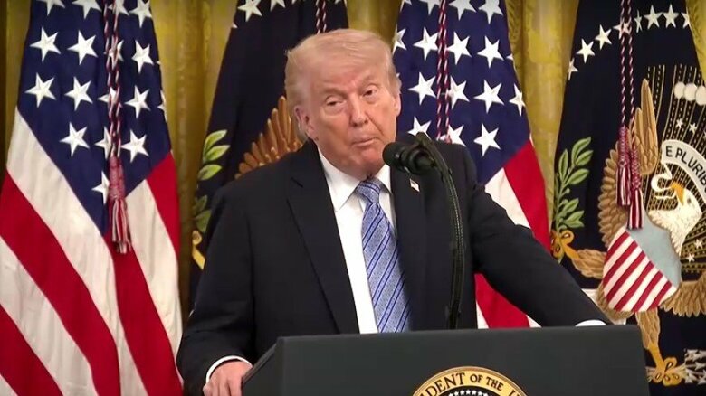 トランプ大統領「韓国貨物船をイランが攻撃」ホルムズ海峡の安全確保で韓国に任務参加求める｜FNNプライムオンライン
