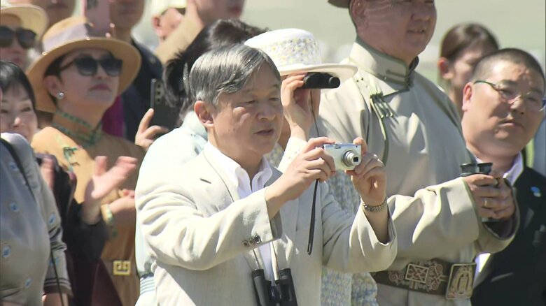 令和7（2025）年7月　モンゴルで「ナーダム」を観戦される両陛下
