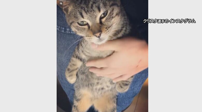 「ツナ」（出口クリスタ選手のインスタグラムより）