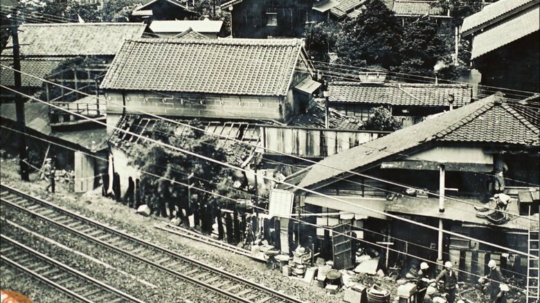 事件現場となった味噌製造会社の専務宅