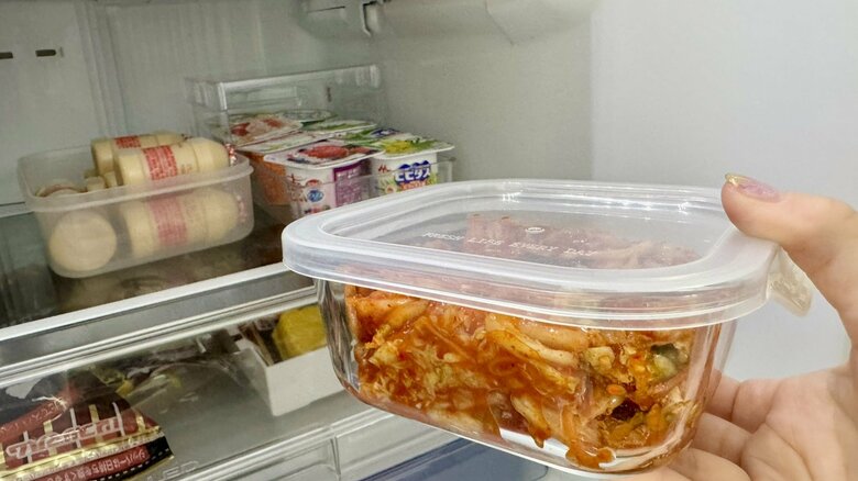 漬物類はガラス製容器がお勧め（提供：せのお愛さん）