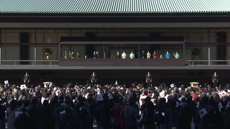 愛子さまが初めて参加した2023年の新年一般参賀