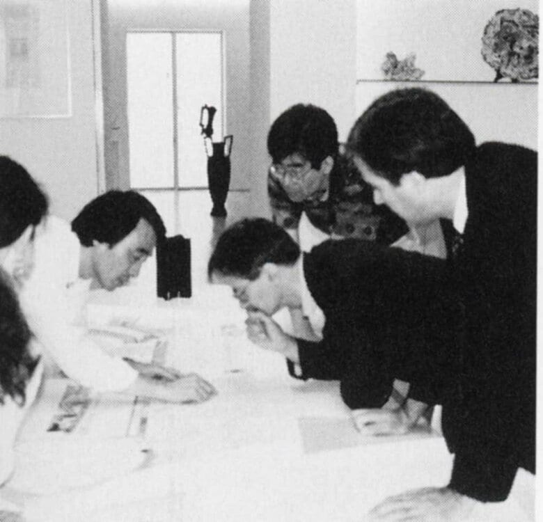 新宿アイランド　パブリック・アート・プロジェクトを構想中（1993） © Giulio Paolini