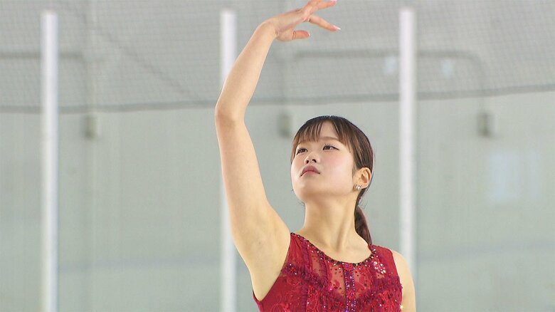 山田のフリーは鈴木明子さん振付のプログラム（近畿選手権）