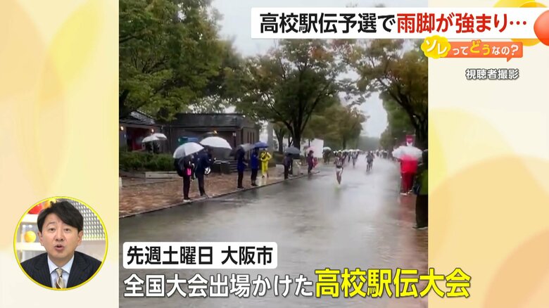 全国大会への出場をかけた高校の駅伝大会（2日、大阪市）