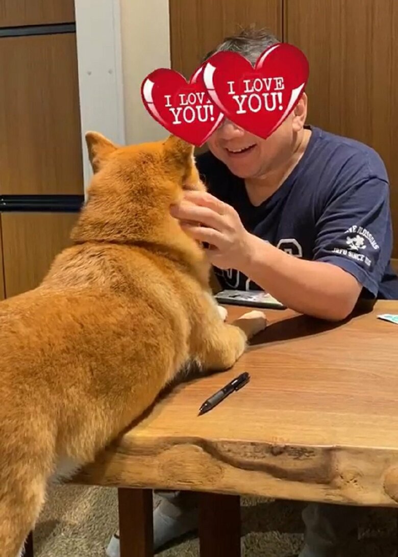 父ちゃんと仲良し