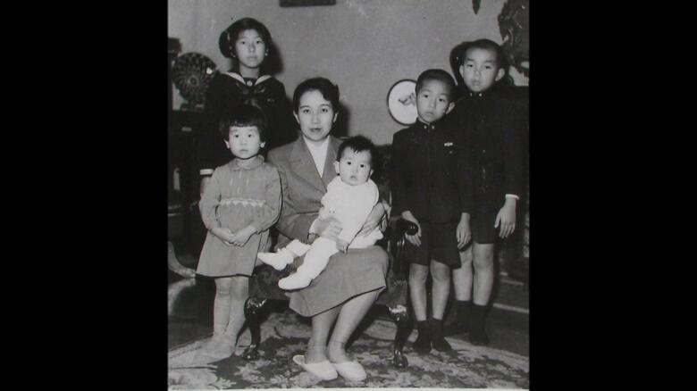 昭和30（1955）年10月 5人のお子さま方と