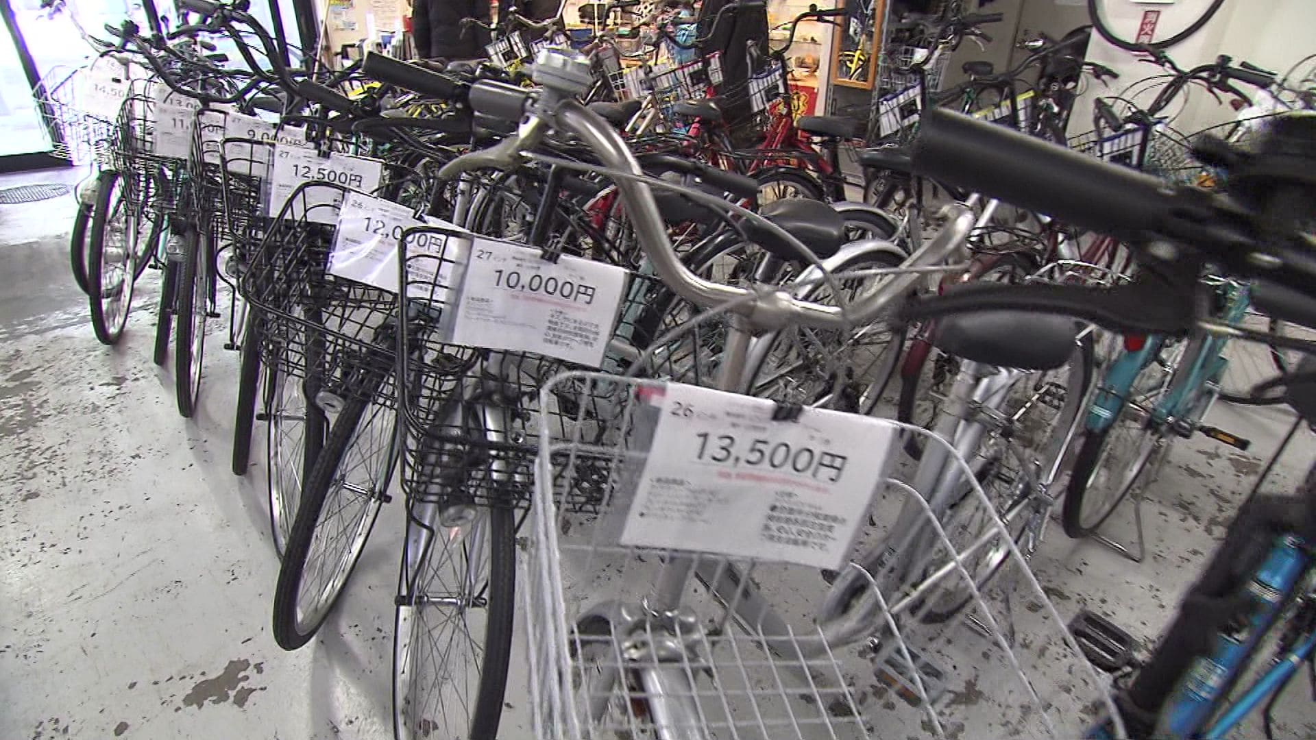 ガソリン高騰で需要増加】自転車をオトクに！いま注目の“リユース 