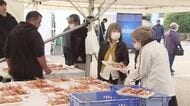 漁解禁直後　越前がにを浜値で販売～坂井市三国港近くで恒例のイベント始まる【福井】