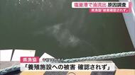 塩釜港で長さ１.４キロの油流出が判明　宮城海上保安部が原因調査中