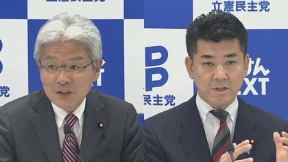 立憲代表選　泉氏　逢坂氏による決選投票に