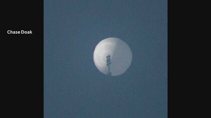 「撃ち落とせ」アメリカ上空に“謎の白い球体” 「中国のスパイ気球」!? ステルス戦闘機も待機