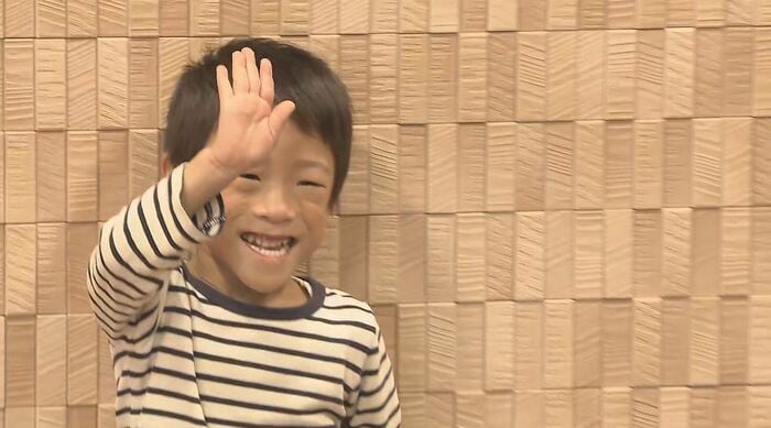 ジェスチャーで5歳