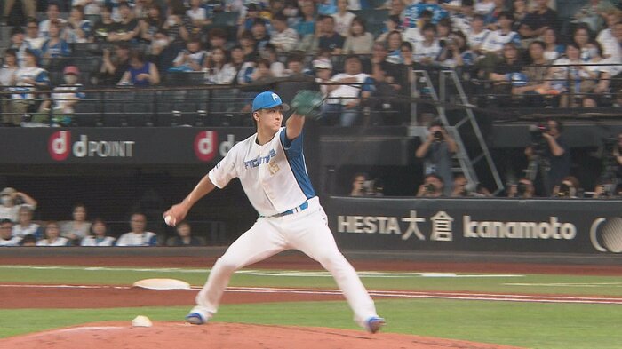 今季3勝目をあげた達孝太投手