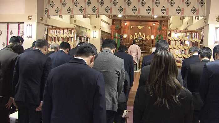 廣島神社での安全祈願祭