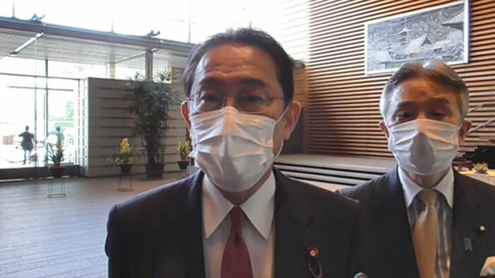 航空議連の会長を務める岸田文雄・前政調会長