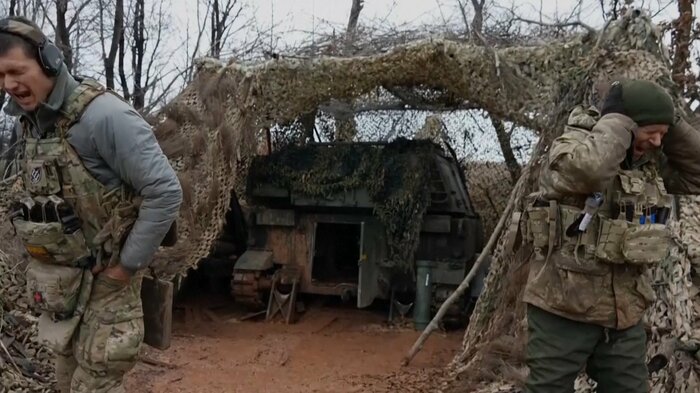 ウクライナ軍M109A6 パラディン 155mm自走榴弾砲