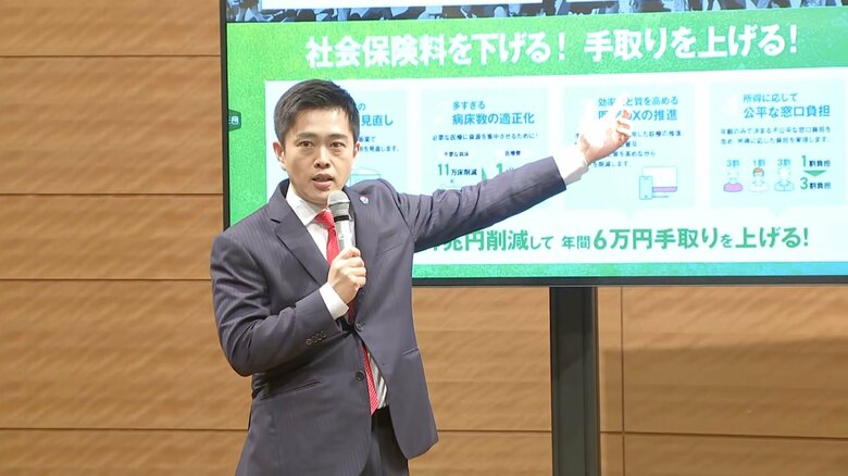 維新・吉村代表「歳出改革しないと増税しかなくなる」　自民・森山幹事長の「消費税減税はポピュリズム」発言に反論｜FNNプライムオンライン