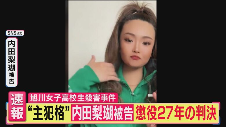 【解説】「事案の悪質性を重く見た」検察側の求刑通りの“懲役27年”判決　旭川女子高校生殺害事件　主犯・内田梨瑚被告が“無期懲役”にならなかった理由「求刑を認めるのが限度」いじめに詳しい弁護士が解説｜FNNプライムオンライン