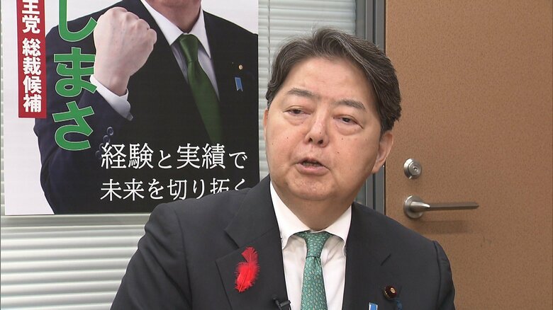 林官房長官「なるべく早く色々な党と党首会談」自民総裁なった際の野党協議　対立候補や元首相の要職起用に含み｜FNNプライムオンライン