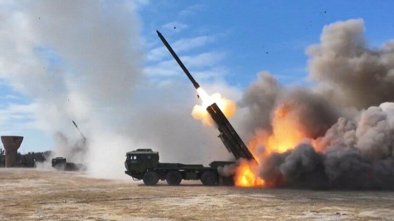 中国軍が台湾周辺での大規模軍事演習「正義使命2025」終了を発表　習近平国家主席は台湾統一への意欲強調｜FNNプライムオンライン