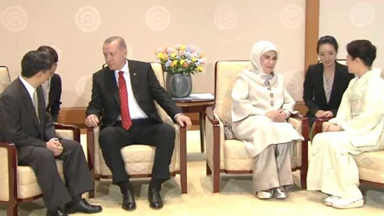 トルコのエルドアン大統領が両陛下と面会 2019年7月1日