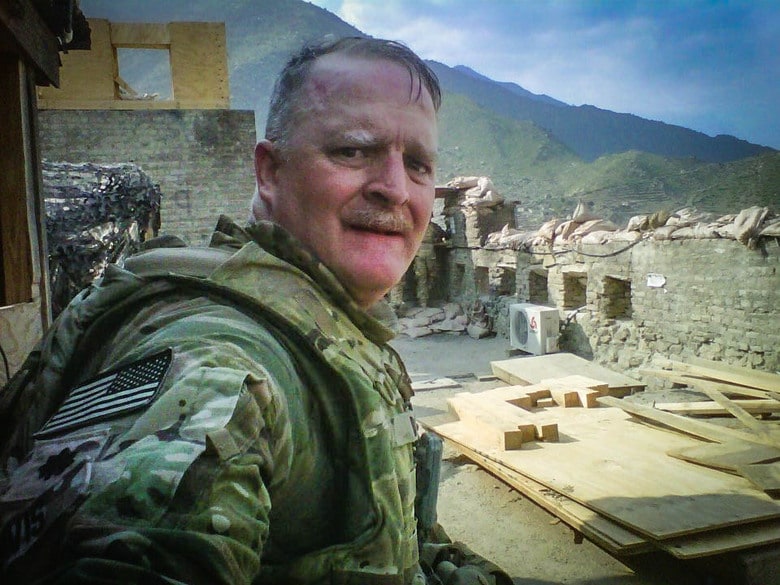 ダニエル・デイビス氏　2011年2月アフガニスタンにて撮影