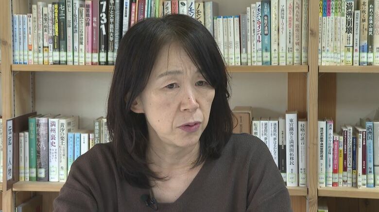 満蒙開拓平和記念館・三沢亜紀事務局長