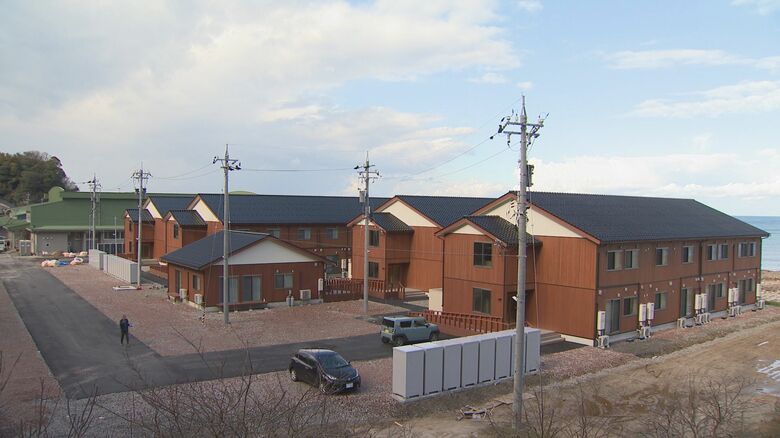 大谷町に完成した仮設住宅