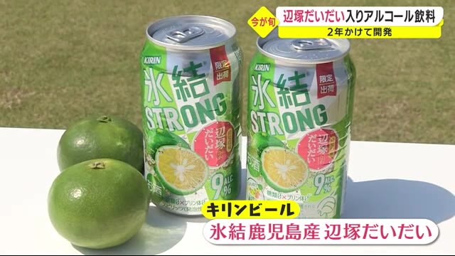 「辺塚だいだい」アルコール飲料 全国販売へ 鹿児島