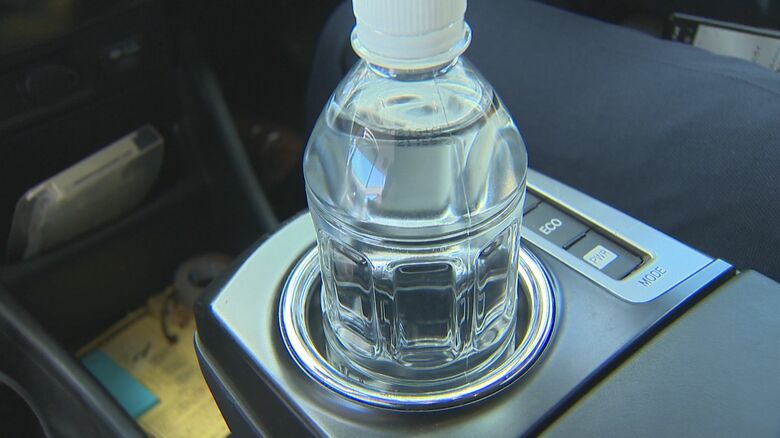 車内には水分の用意を