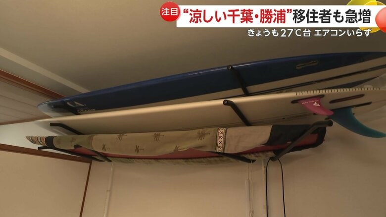 勝浦の海を一望できる田井さんのマンション