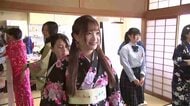 台湾の高校生が教育旅行で盛岡市へ　高校で着付け体験　岩手県