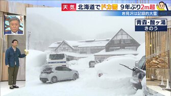 北海道岩見沢市で ドカ雪 9年ぶり2ｍ超の積雪 関東は寒さと暖かさを繰り返す 気温ウェーブ に注意