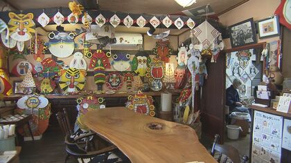 海外選手のお土産に選ばれた「孫次凧」　父娘が手作業で製作…迎春準備で干し柿作りも最盛期に【福岡発】