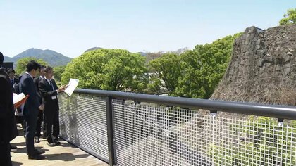 熊本地震10年「防災立国の実現に力を尽くす」木原官房長官　追悼式に出席し被災地を視察「経験や教訓を生かす」