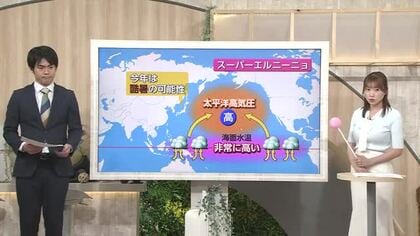 12日ぶりの雨、そして「スーパーエルニーニョ」　今年の夏は去年以上の暑さに？【ソラをライブ】
