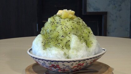 キウイにトウモロコシも!? 地元フルーツをふわっふわの氷に…名店で修業した女性の週末限定かき氷店【岐阜発】