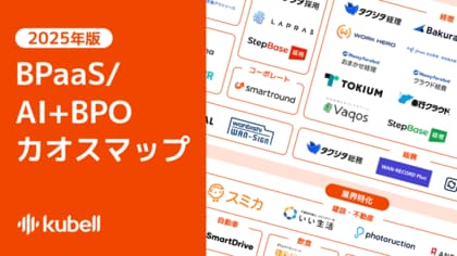 kubell、「BPaaS/AI+BPOカオスマップ 2025年版」を公開