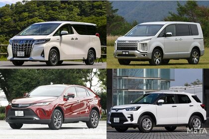 いま中古車では何が検索されている Mota中古車検索 人気ランキング 21年1月