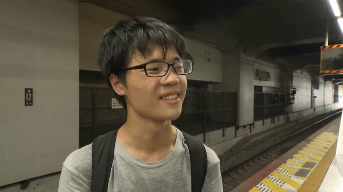 大阪から来た男性