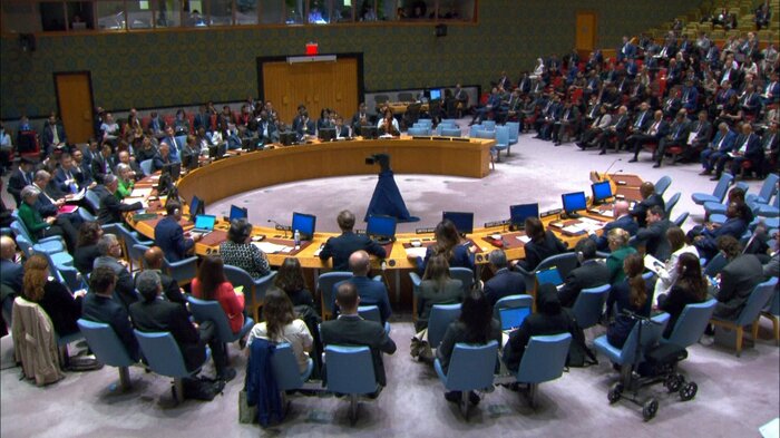 国連安保理決議案にアメリカが拒否権行使(19日)