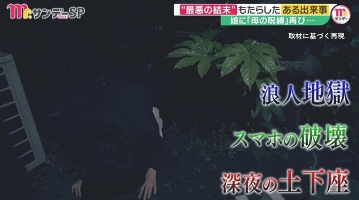 (取材に基づく再現)
