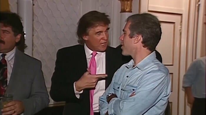 トランプ氏とエプスタイン氏(1992年)